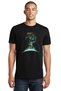Astronaut Skateboard Printed Black Men's Knitted Tshirt