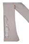 Girl's Hologram Written Stripe and Stone Printed Thin Summer Long Tights - 4