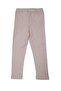 Girl's Hologram Written Stripe and Stone Printed Thin Summer Long Tights - 6