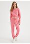 Women's Pink Regular Fit Sweatpants - 2