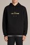Marshall Joe Satriani Music Music Printed Black Men's Knitted Hooded Sweatshirt Long Sleeve