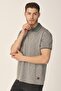 Men's Khaki Regular Fit Polo Neck T-shirt (e21-8103) - 3