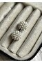 PEAR BALL EARRINGS 3.50 CM - 4