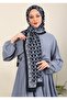 Imported Patterned Medina Silk Shawl Water Series - New Collections |   Black - 2