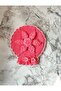 Hand Knitted Bath Loofah Dowry Holder Pink Hand Stitched 22*22cm Washcloth Madebymyhand - 3