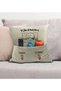 Fun Designed Organizer with Remote Control and Snack Pocket Cream Throw Pillow - 3, Home Decor