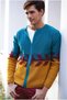 Superlana Classic 36 Tan Vest Cardigan Sweater Rope 25% Wool 100 Gr 280 Meters - 6