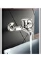 Open Close Mix Bathroom Shower Faucet Hot Cold - 2