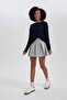 H6905Az/Nv58 Defacto Women's Sweater Navy - 2