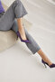 Urbane Purple Matte 8 cm Women's Stiletto, High Heels - 3