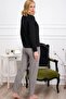 PİERRE CARDİN COTTON LONG SLEEVE WOMEN'S PAJAMA SET BOXED PINK V2 - 2