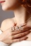 Love Design Necklace and Bracelet Set, Love Stone Necklace, Love Stone Bracelet, Su Yolu Necklace, Su Yolu B - 3