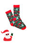 Special Collection Unisex Christmas Xmas Merry Christmas Happy Red Car Tree Socket Socks