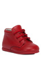 -Kids Chiquitin First Step Unisex Children's Leather Shoes 18-23 Red Leather - 2