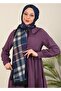 Hijabchi Plaid Patterned Medina Silk Shawl