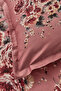 Estila Cotton Double Satin Duvet Cover Set, Dusty Rose - 8