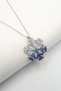 Snowflake Zircon Stone Necklace Dbkl1083 - 3