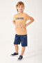 US Polo AssnCream-Navy Blue Boy Suit