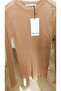 10355 Crew Neck Transparent Sweater-camel - 2