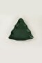 New Year's Green Pine Boat Plate 22 cm 2 Pieces - 5
