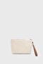 Women's Striped Linen Clutch Bag - 4