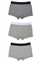 مجموعة من 3 قطع من Boxer Trunk Neo-cosy - رمادي، أنثراسايت، رمادي مخطط - 5