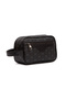Unique Design Patterned Artificial Leather Women's Baguette and Men's Shaving Bag Lover-Wife Set - 3