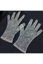 Taara glittering sequined tulle gloves nude - 4