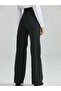 Candy Black High-Waisted Loose-Fit Pants, Wide-Legged Pants, Loose-Fit Trousers, Washed Palazzo Jeans - 3