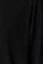 Siyah %100 Kalın Pamuklu Oversize/Geniş Kalıp Bisiklet Yaka Örme T-Shirt TWOSS23TS00040 - 19