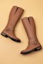 Genuine Leather Flexible Rider Boots with Latex Sides Anl.2704 - 3