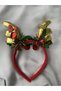 New Year's Themed Yellow Deer Sequin Crown - 3