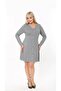 Women's Plus Size Buttoned Ribbed Camisole Dress 21074 Gray - 2