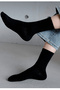Unisex 6-Piece College Socks Black - 3