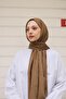 شال حجاب من الخيزران باللون البرونزي - 4