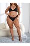 Full Body Plus Size Mesh Body Socks - 2