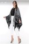 Women's Double Sided Shoulder Shawl Poncho - 3