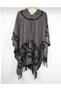 Women's Double Sided Shoulder Shawl Poncho