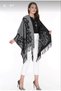 Women's Double Sided Shoulder Shawl Poncho - 4