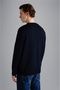 Men's Knitted Roundneck C.W.Wool Sweater - 2