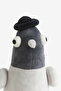 Soft Dove-shaped Sleep And Playmate With Furry Fabric, Face Embroidery, Sewn Small Cap - 2