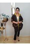 WOMEN'S MUSTARD BROWN WOOL DOUBLE SIDED PONCH COAT - 6