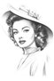 Wintage Women's Coloring Book (Toning Coloring) - 3