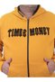 Zippered Hoodie Large Size Sweat Time Money 23218 MUSTARD - 4