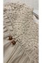 baby girl linen dress top with lace detail - 3