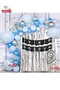 Silver King Crowned 9 Year Old Balloon Balloon Chain Birthday Set Happy Birthday