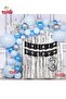 Silver King Crowned 3 Year Old Balloon Balloon Chain Birthday Set Happy Birthday