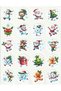 New Year's Joy Sticker Set Happy New Year Joyful Christmas Happy New Year Sticker NSTI0128
