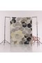 Gray Beige Themed Geometric Hexagonal Patterned Creative Modern Decorative Carpet 2651 - 5