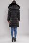 Veronika Hooded Zippered Long Puffer Coat with Snap Fasteners - 4